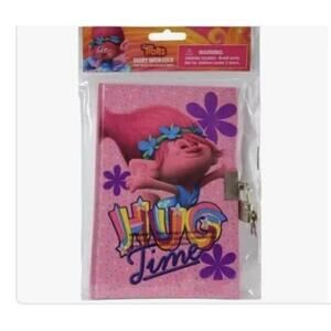 Trolls Hug Time‎ Hardcover Journal Diary With Lock Padlock 50 Pages 5” X 7”
